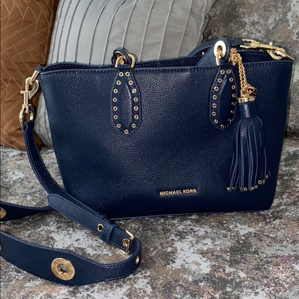 Blue Michael Kors Purse